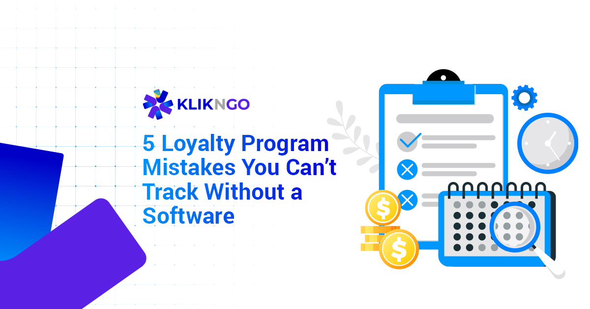 track mistakes via loyalty program software