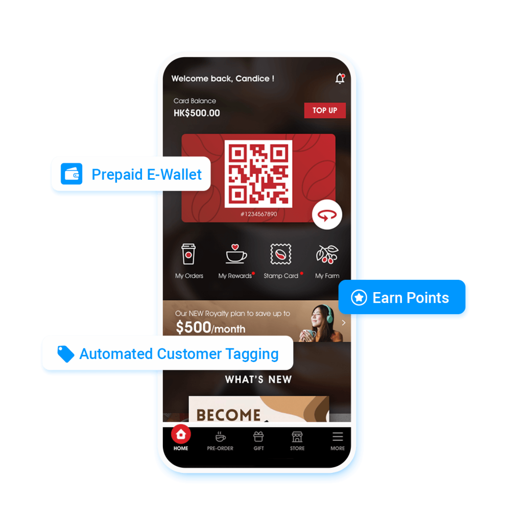 Loyalty Card and E-Wallet Integration